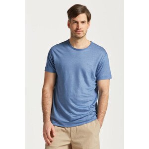 TRIČKO GANT LINEN REGULAR T-SHIRT modrá L