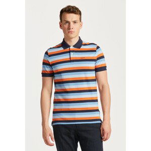 POLOKOŠEĽA GANT MULTI STRIPE SS PIQUE rôznofarebná S