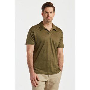 POLOKOŠEĽA GANT LINEN SOLID SS POLO zelená XXXL