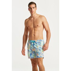 PLAVKY GANT CF TROPICAL PRINT SWIM SHORTS modrá XL