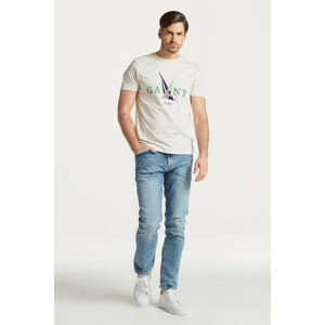 DŽÍNSY GANT REGULAR GANT ARCHIVE WASH JEANS modrá 33/32