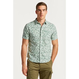 KOŠEĽA GANT REG FLORAL COTTON LINEN SS SHIRT zelená S