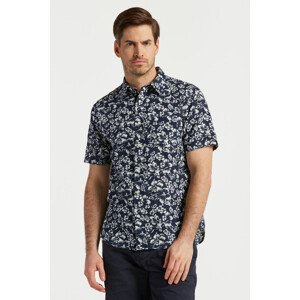 KOŠEĽA GANT REG FLORAL COTTON LINEN SS SHIRT modrá S