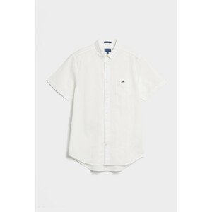 KOŠEĽA GANT REG COTTON LINEN SS SHIRT biela M