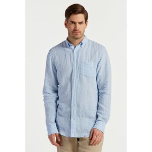 KOŠEĽA GANT REG LINEN STRIPE SHIRT modrá S