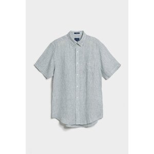 KOŠEĽA GANT REG LINEN STRIPE SS SHIRT biela S