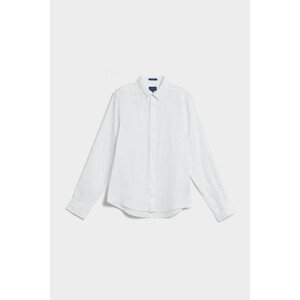 KOŠEĽA GANT SLIM LINEN SHIRT biela XXXL