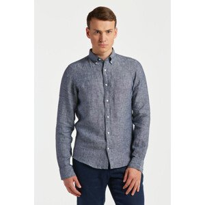 KOŠEĽA GANT SLIM LINEN SHIRT modrá M