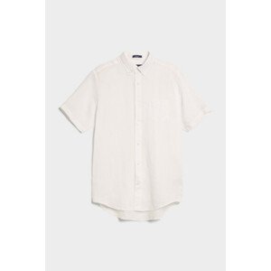 KOŠEĽA GANT REG LINEN SS SHIRT biela S