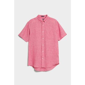 KOŠEĽA GANT REG LINEN SS SHIRT ružová S