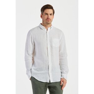 KOŠEĽA GANT REG LINEN SHIRT biela S