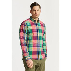 KOŠEĽA GANT REG UT INDIAN MADRAS SHIRT ružová M