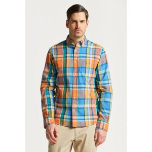 KOŠEĽA GANT REG UT COLORFUL MADRAS SHIRT oranžová L