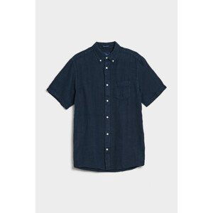 KOŠEĽA GANT REG UT GMNT DYED LINEN SS SHIRT modrá L