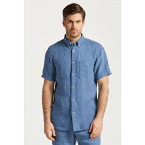 KOŠEĽA GANT REG UT GMNT DYED LINEN SS SHIRT modrá S