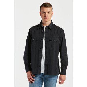 KOŠEĽA GANT LIGHT TWILL OVERSHIRT čierna S