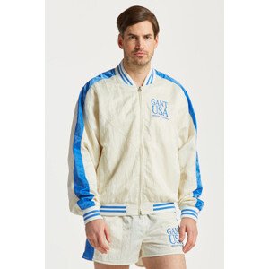 BUNDA GANT SATIN GANT VARSITY JACKET biela S