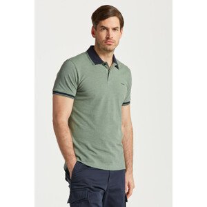 POLOKOŠEĽA GANT 4-COL OXFORD SS PIQUE zelená XXXL