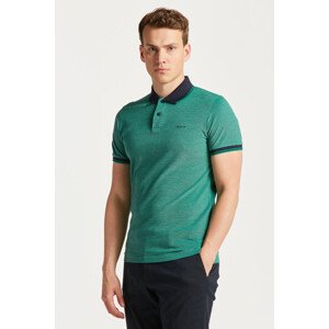 POLOKOŠEĽA GANT 4-COL OXFORD SS PIQUE zelená 5XL