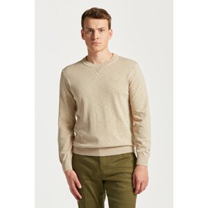 SVETER GANT COTTON FLAMME C-NECK žltá M