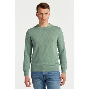 SVETER GANT COTTON FLAMME C-NECK zelená XXXL