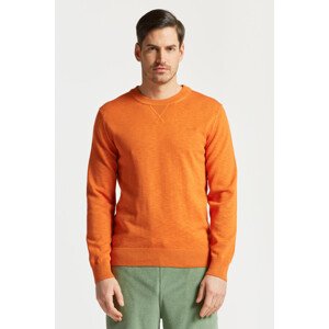 SVETER GANT COTTON FLAMME C-NECK oranžová M