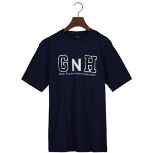 TRIČKO GANT GANT NEW HAVEN RELAXED T-SHIRT modrá 122/128