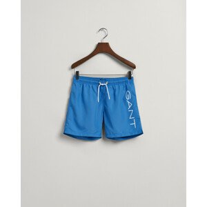 PLAVKY GANT LOGO LIGHTWEIGHT SWIM SHORTS modrá 146/152