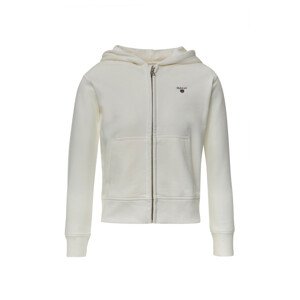 MIKINA GANT THE ORIGINAL FULL ZIP SWEAT HOODIE biela 146/152