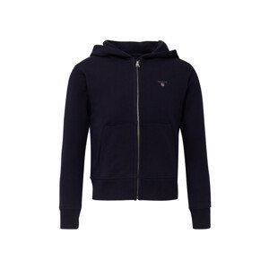 MIKINA GANT THE ORIGINAL FULL ZIP SWEAT HOODIE modrá 122/128