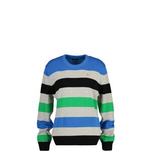 SVETER GANT KNITTED STRIPED C-NECK SWEAT modrá 176