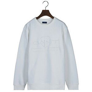 MIKINA GANT TONAL ARCHIVE SHIELD SWEAT biela 176