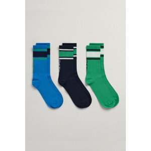 PONOŽKY 3-PACK GANT SPORT SOCKS 3-PACK zelená 37/39