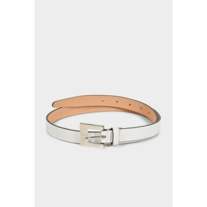 OPASOK GANT SQUARE BUCKLE SKINNY WAIST BELT biela 80