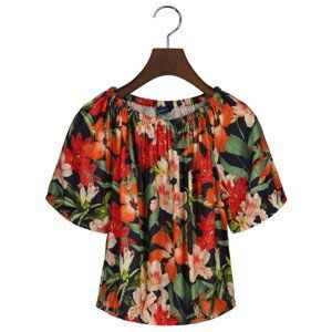 TOP GANT TROPICAL PRINT WOVEN TOP modrá 122/128