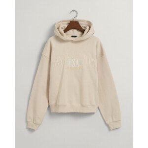 MIKINA GANT GANT USA VOLUMINOUS HOODIE oranžová 122/128