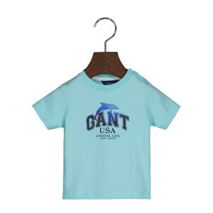 TRIČKO GANT GANT DOLPHIN PRINT SS T-SHIRT modrá 80