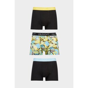 SPODNÁ BIELIZEŇ GANT TROPICAL PRINT TRUNK 3-PACK čierna L