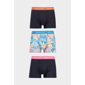 SPODNÁ BIELIZEŇ GANT TROPICAL PRINT TRUNK 3-PACK modrá L