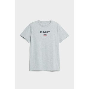 PYŽAMOVÉ TRIČKO GANT JERSEY C-NECK T-SHIRT šedá S