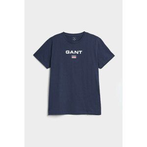 PYŽAMOVÉ TRIČKO GANT JERSEY C-NECK T-SHIRT modrá S