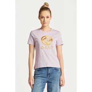 TRIČKO GANT ROPE ICON SS T-SHIRT ružová XS