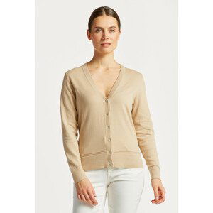 SVETER GANT LIGHT COTTON V-CARDIGAN žltá M