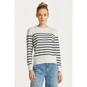 SVETER GANT LIGHT COTTON BRETON C-NECK biela L