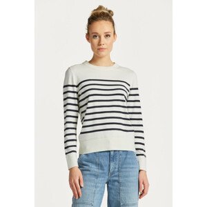 SVETER GANT LIGHT COTTON BRETON C-NECK biela XL