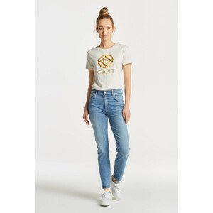 DŽÍNSY GANT CROPPED SLIM JEANS modrá 28