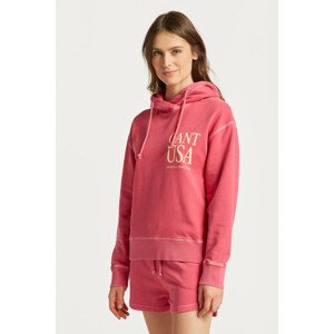 MIKINA GANT SUNFADED GANT USA HOODIE ružová M