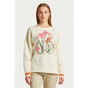 MIKINA GANT IRIS PRINT C-NECK SWEAT biela XXL