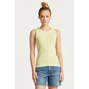 TOP GANT SUNFADED HIGH NECK RIB TANK TOP žltá XXL