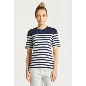 TRIČKO GANT STRIPED SS T-SHIRT modrá XL